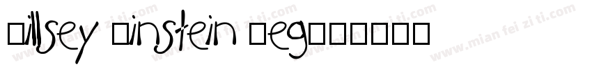 Qillsey Einstein Reg字体转换